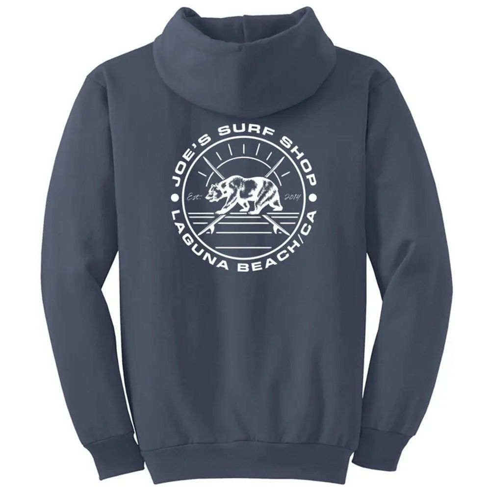 Joe's Surf Shop Vintage Surfing Bear Pullover Hoodie - Angler's Pro Tackle & Outdoors