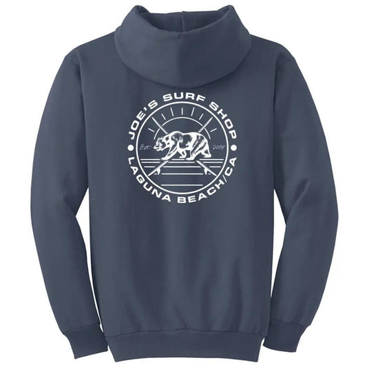 Joe's Surf Shop Vintage Surfing Bear Pullover Hoodie - Angler's Pro Tackle & Outdoors