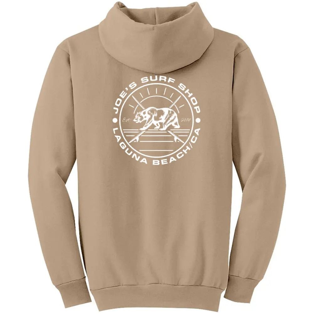Joe's Surf Shop Vintage Surfing Bear Pullover Hoodie - Angler's Pro Tackle & Outdoors