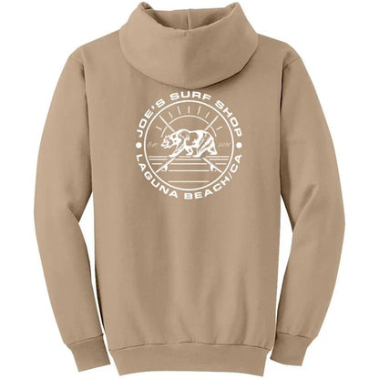 Joe's Surf Shop Vintage Surfing Bear Pullover Hoodie - Angler's Pro Tackle & Outdoors
