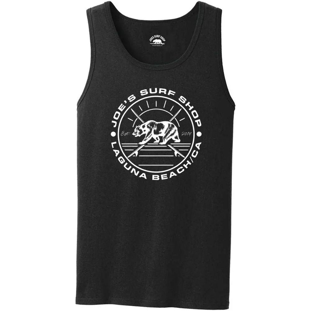 Joe's Surf Shop Vintage Surfing Bear Tank Top - Angler's Pro Tackle & Outdoors