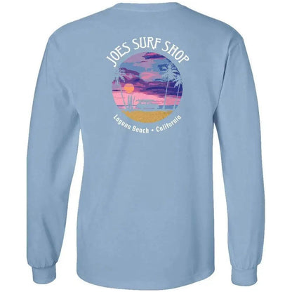 Joe's Surf Shop Wagon Silhouette Long Sleeve Cotton T-Shirt - Angler's Pro Tackle & Outdoors