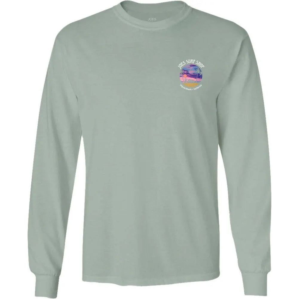 Joe's Surf Shop Wagon Silhouette Long Sleeve Cotton T-Shirt - Angler's Pro Tackle & Outdoors