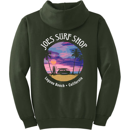 Joe's Surf Shop Wagon Silhouette Pullover Surf Hoodie - Angler's Pro Tackle & Outdoors