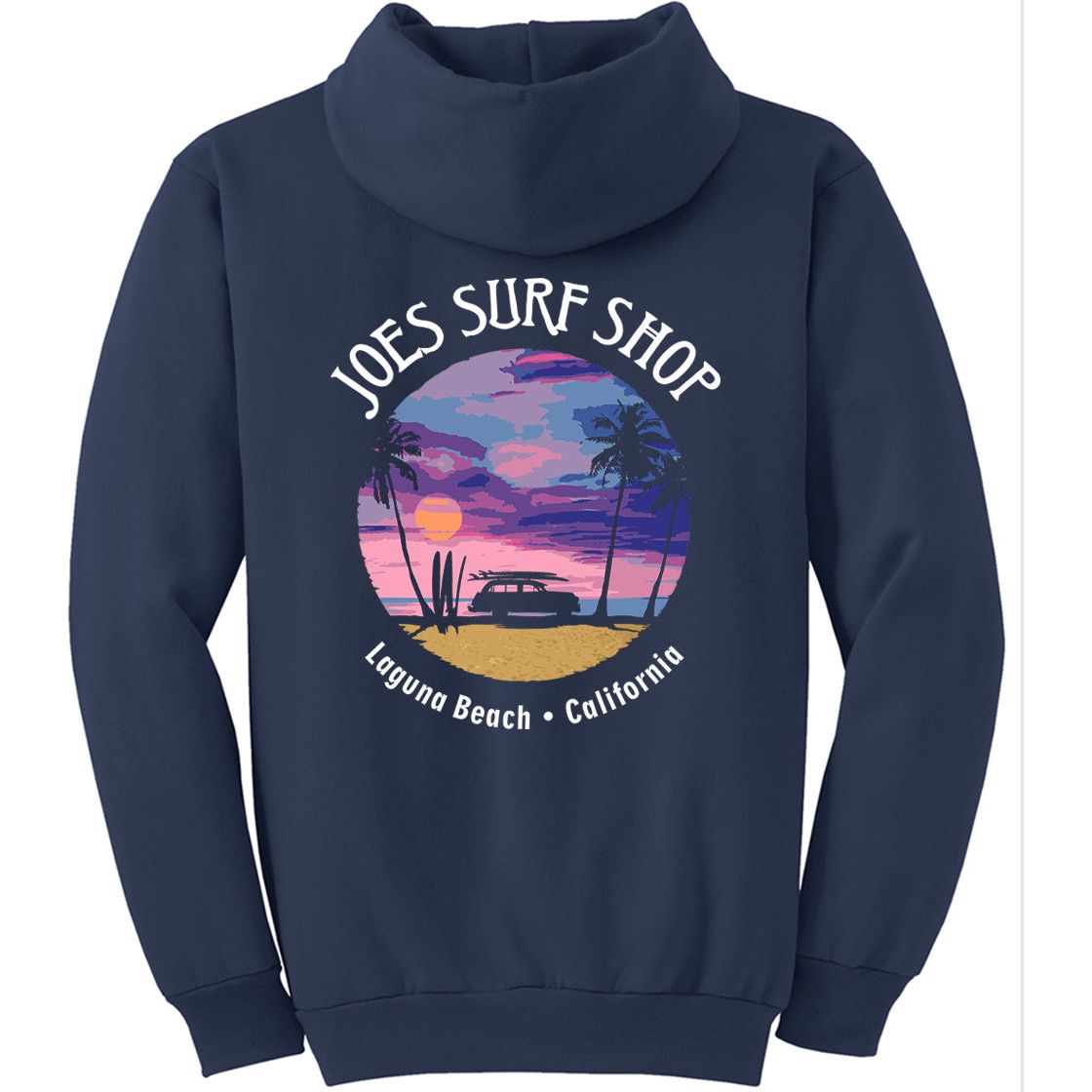 Joe's Surf Shop Wagon Silhouette Pullover Surf Hoodie - Angler's Pro Tackle & Outdoors