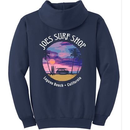 Joe's Surf Shop Wagon Silhouette Pullover Surf Hoodie - Angler's Pro Tackle & Outdoors