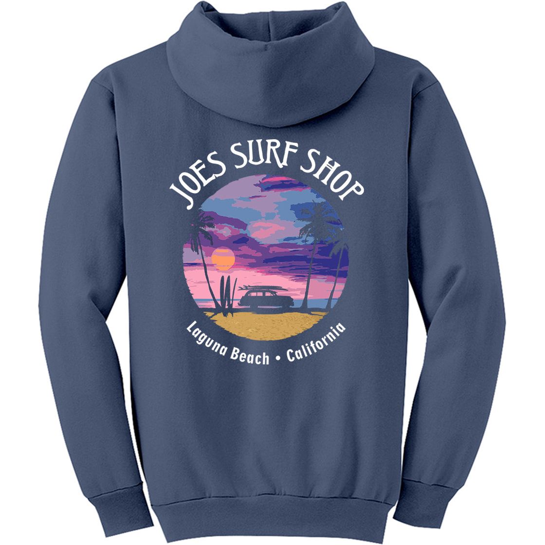 Joe's Surf Shop Wagon Silhouette Pullover Surf Hoodie - Angler's Pro Tackle & Outdoors