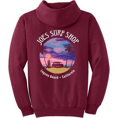 Joe's Surf Shop Wagon Silhouette Pullover Surf Hoodie - Angler's Pro Tackle & Outdoors