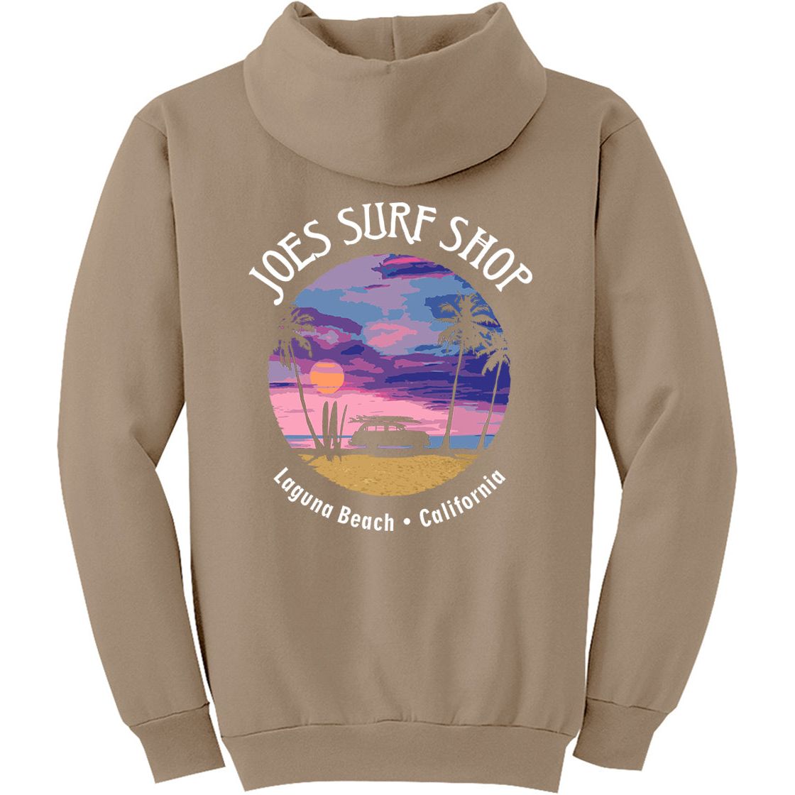 Joe's Surf Shop Wagon Silhouette Pullover Surf Hoodie - Angler's Pro Tackle & Outdoors