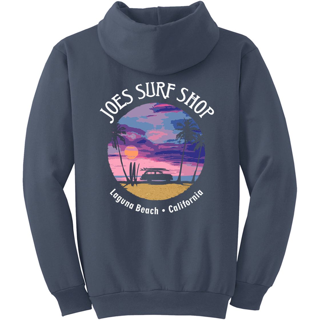 Joe's Surf Shop Wagon Silhouette Pullover Surf Hoodie - Angler's Pro Tackle & Outdoors
