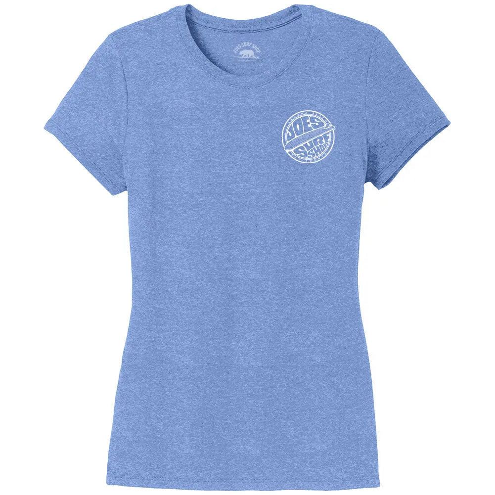Joe's Surf Shop Women's Fins Up Tri - Blend Tee - Angler's Pro Tackle & Outdoors