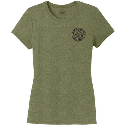 Joe's Surf Shop Women's Fins Up Tri - Blend Tee - Angler's Pro Tackle & Outdoors