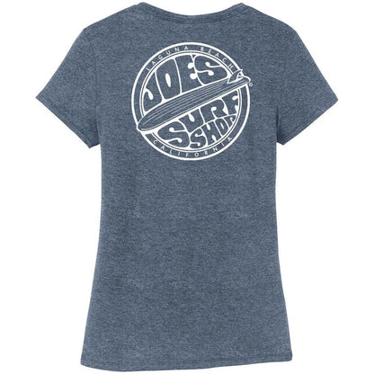 Joe's Surf Shop Women's Fins Up Tri - Blend Tee - Angler's Pro Tackle & Outdoors