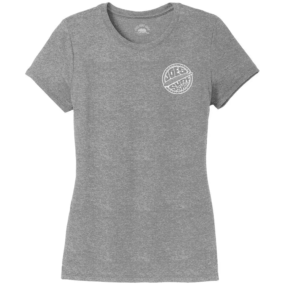 Joe's Surf Shop Women's Fins Up Tri - Blend Tee - Angler's Pro Tackle & Outdoors