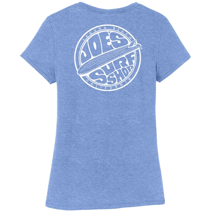 Joe's Surf Shop Women's Fins Up Tri - Blend Tee - Angler's Pro Tackle & Outdoors