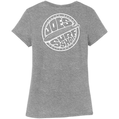 Joe's Surf Shop Women's Fins Up Tri - Blend Tee - Angler's Pro Tackle & Outdoors