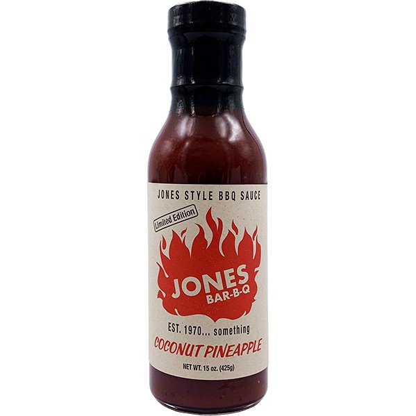 Jones Bar - B - Q Coconut Pineapple Sauce 15 oz. - Angler's Pro Tackle & Outdoors