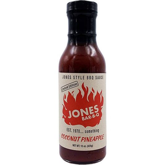 Jones Bar - B - Q Coconut Pineapple Sauce 15 oz. - Angler's Pro Tackle & Outdoors