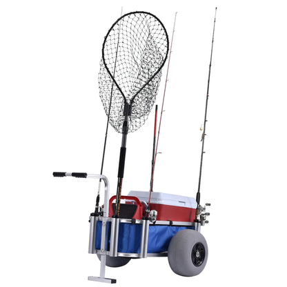 Juggernaut Storage Fishing Gear and Marine Equipment Rolling Utility Cart, Blue - Angler's Pro Tackle & Outdoors