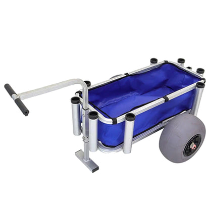 Juggernaut Storage Fishing Gear and Marine Equipment Rolling Utility Cart, Blue - Angler's Pro Tackle & Outdoors