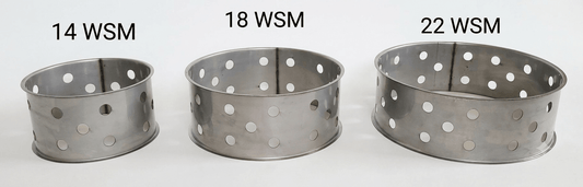 Hunsaker Vortex Smokers Jumbo WSM Stainless Charcoal Ring (For 14, 18, & 22 WSM)