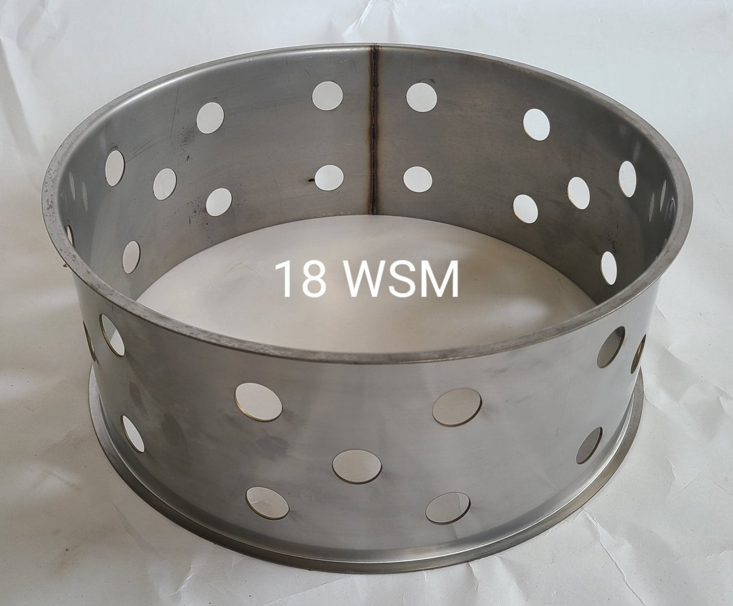 Hunsaker Vortex Smokers Jumbo WSM Stainless Charcoal Ring (For 14, 18, & 22 WSM)