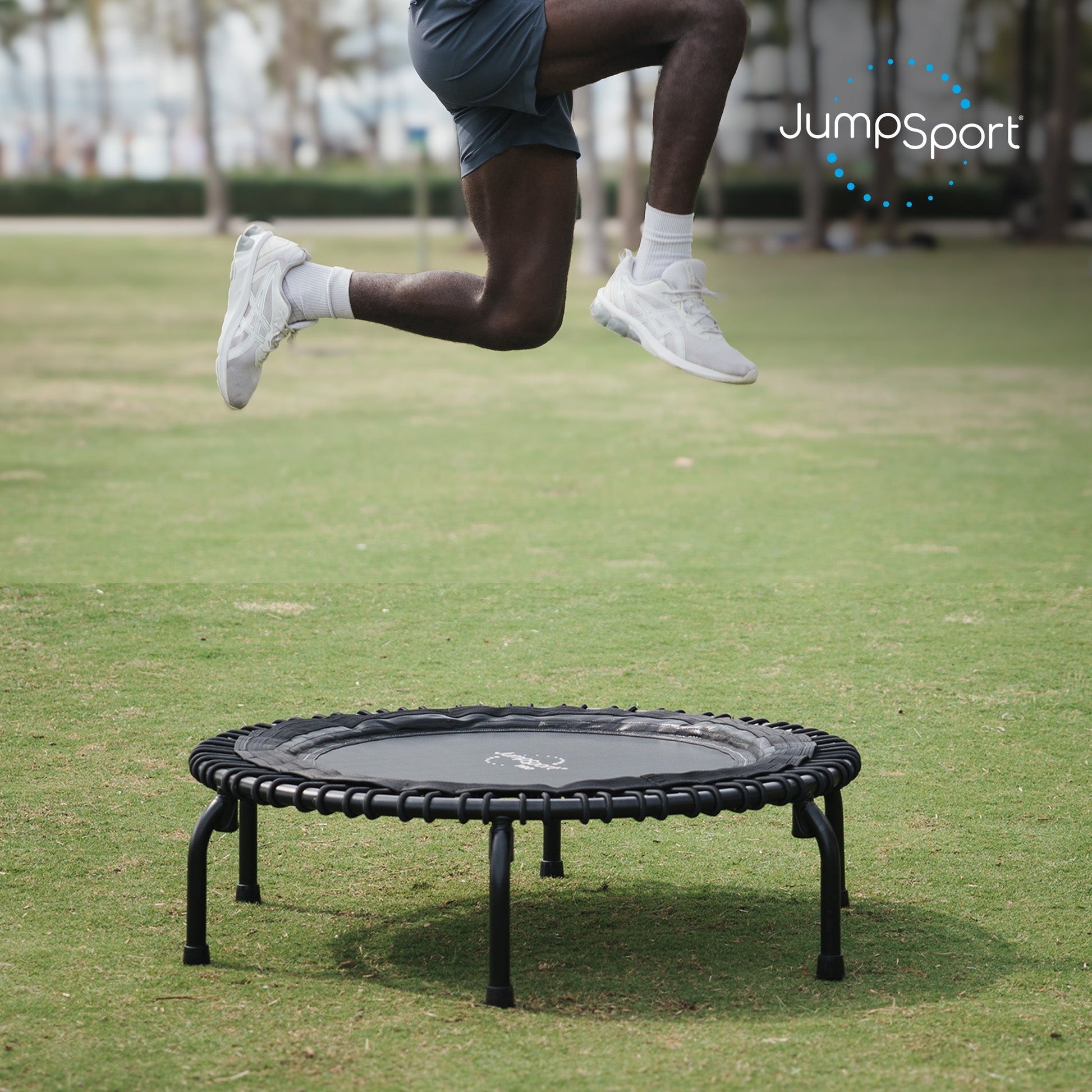 JumpSport 220 Small Rebounder for Adults, 39" ESSENTIAL Home Fitness Trampoline - Angler's Pro Tackle & Outdoors