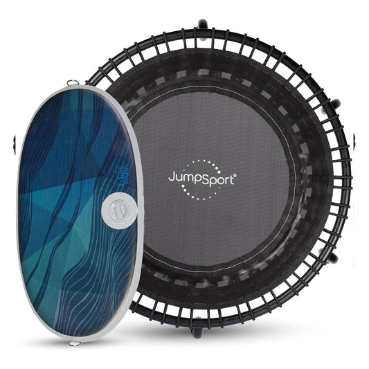 JumpSport 350 Fitness 39" Trampoline Bundled with Wurf Board Anti - Fatigue Mat - Angler's Pro Tackle & Outdoors