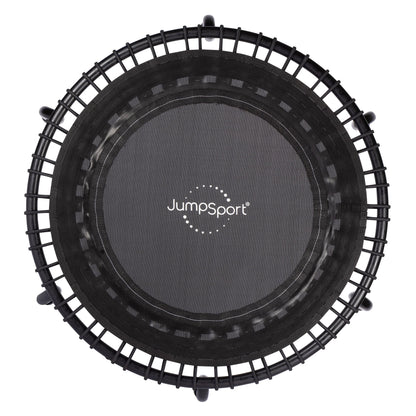 JumpSport 350 Indoor Lightweight 39" Fitness Trampoline, Black w/White Frame - Angler's Pro Tackle & Outdoors