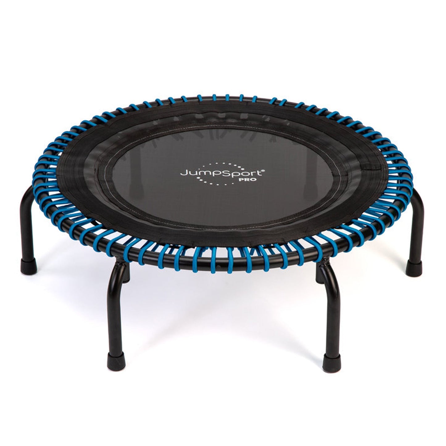 JumpSport 350 PRO 39 Inch Fitness Trampoline with Blue EnduroLast Elastic Cords - Angler's Pro Tackle & Outdoors