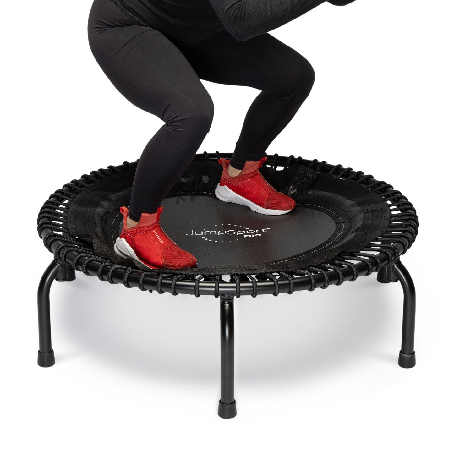 JumpSport 350 PRO Indoor Lightweight 39" Round Fitness Trampoline with 4 Videos - Angler's Pro Tackle & Outdoors