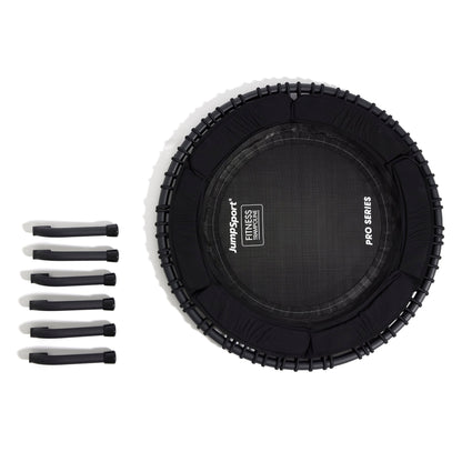 JumpSport 370 PRO Indoor Heavy Duty Lightweight 39 In Fitness Trampoline, Black - Angler's Pro Tackle & Outdoors