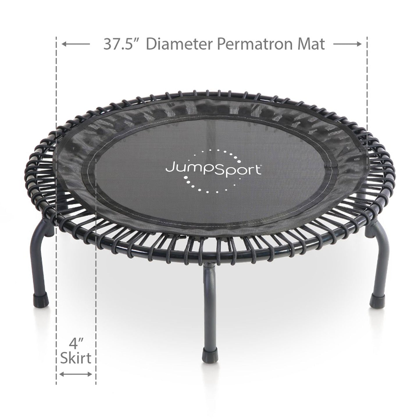 JumpSport 430 44 - Inch In - Home Rebounder Fitness Trampoline with Workout DVDs - Angler's Pro Tackle & Outdoors