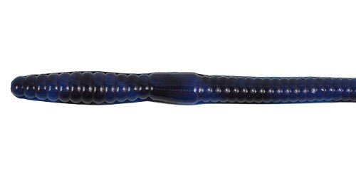 Just Lures Fishing 6" Finesse Worm ( Money) - Black / Blue - Angler's Pro Tackle & Outdoors