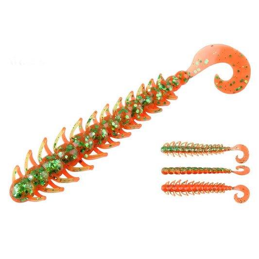 Just Lures Fishing Centipede - Bugsy (Green / Red) - Angler's Pro Tackle & Outdoors