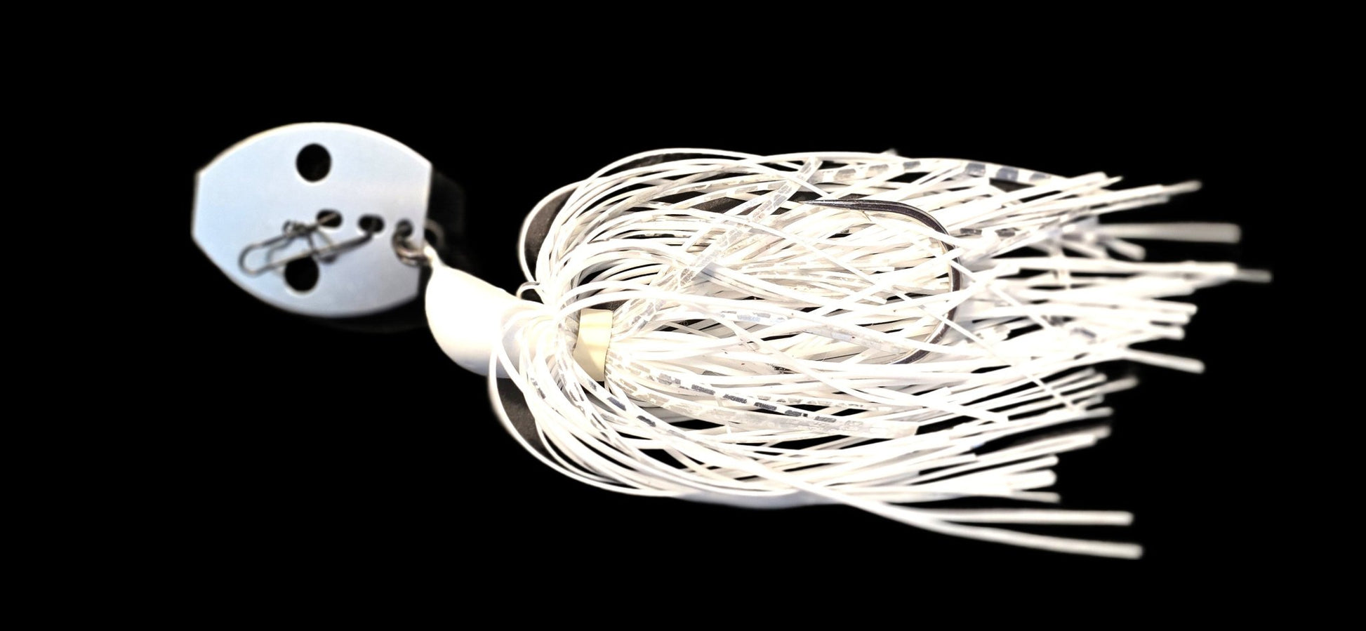 Just Lures Fishing Chatter Jig - White Shimmer - Angler's Pro Tackle & Outdoors