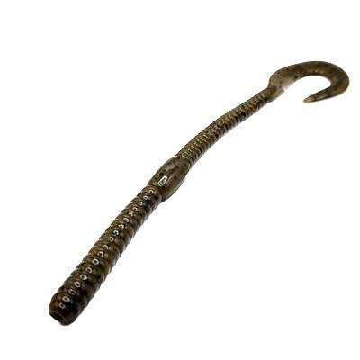 Just Lures Fishing Curl Tail 6" - Green Pumpkin - Angler's Pro Tackle & Outdoors