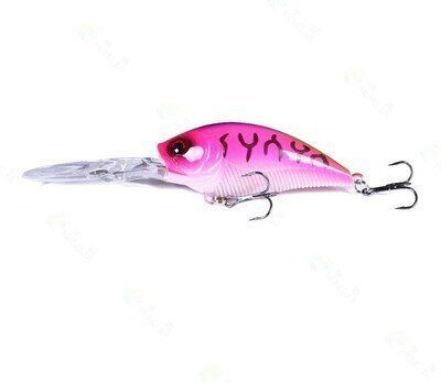 Just Lures Fishing Deep Diver Crankbait (12'+) - Pink Craw - Angler's Pro Tackle & Outdoors