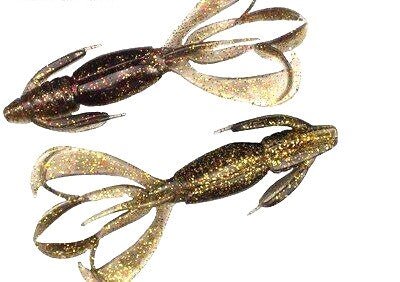 Just Lures Fishing FlapN CritR - Clear w/ Gold & Red Flakes - Angler's Pro Tackle & Outdoors