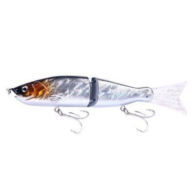 Just Lures Fishing Glide Bait - Chrome Black Back - Angler's Pro Tackle & Outdoors