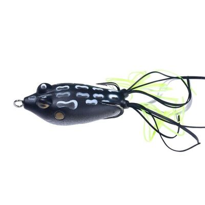 Just Lures Fishing Hollow Body Frog - Black - Angler's Pro Tackle & Outdoors