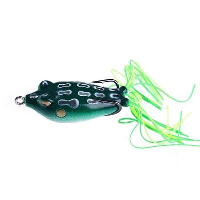 Just Lures Fishing Hollow Body Frog - Black w/ Green Belly - Angler's Pro Tackle & Outdoors