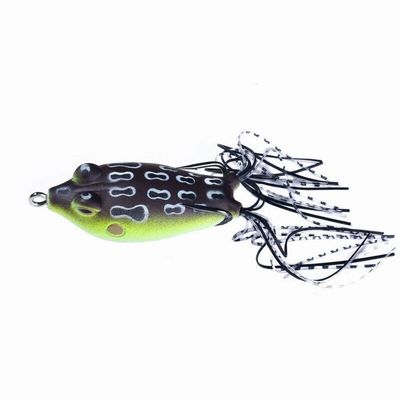 Just Lures Fishing Hollow Body Frog - Smoke / Chartreuse Belly - Angler's Pro Tackle & Outdoors