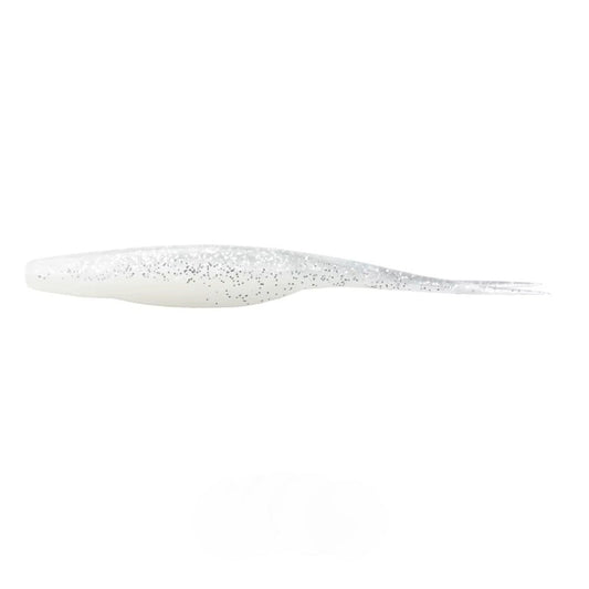 Just Lures Fishing JerkN Minnow 5" - White w/ Silver Glitter - Angler's Pro Tackle & Outdoors