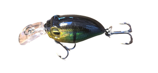 Just Lures Fishing Mini Crankbait (0 - 3') - Black Back Green - Angler's Pro Tackle & Outdoors