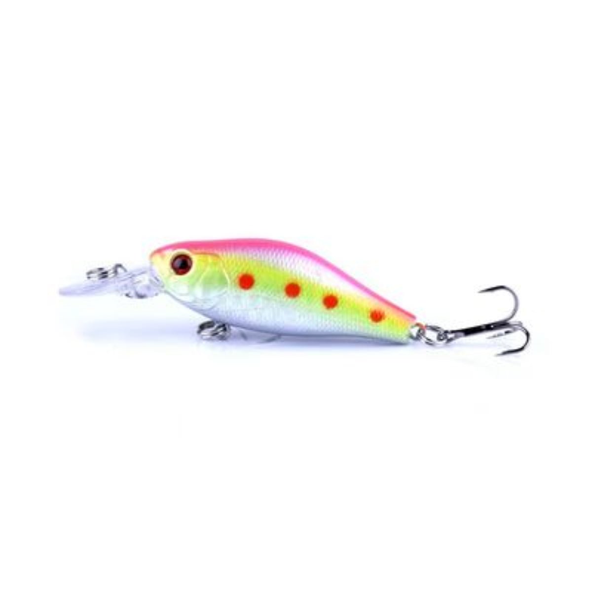 Just Lures Fishing Mini Minnow (0 - 3') - Chartreuse Dots - Angler's Pro Tackle & Outdoors