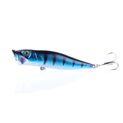 Just Lures Fishing Popper - Blue Tiger - Angler's Pro Tackle & Outdoors