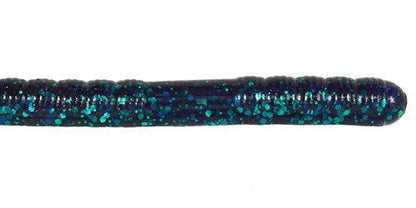 Just Lures Fishing Ribbon Tail Worm 10" - Junebug - Angler's Pro Tackle & Outdoors