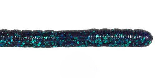 Just Lures Fishing Ribbon Tail Worm 10" - Junebug - Angler's Pro Tackle & Outdoors