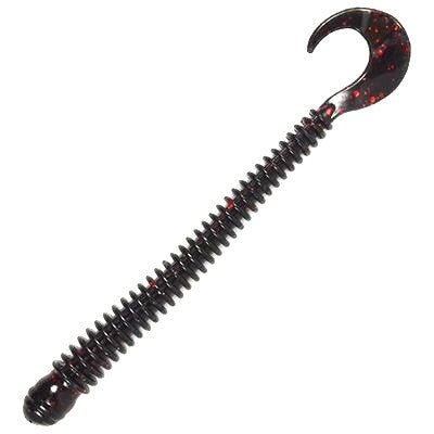 Just Lures Fishing Ring Worm 4" - Black Red Flake - Angler's Pro Tackle & Outdoors